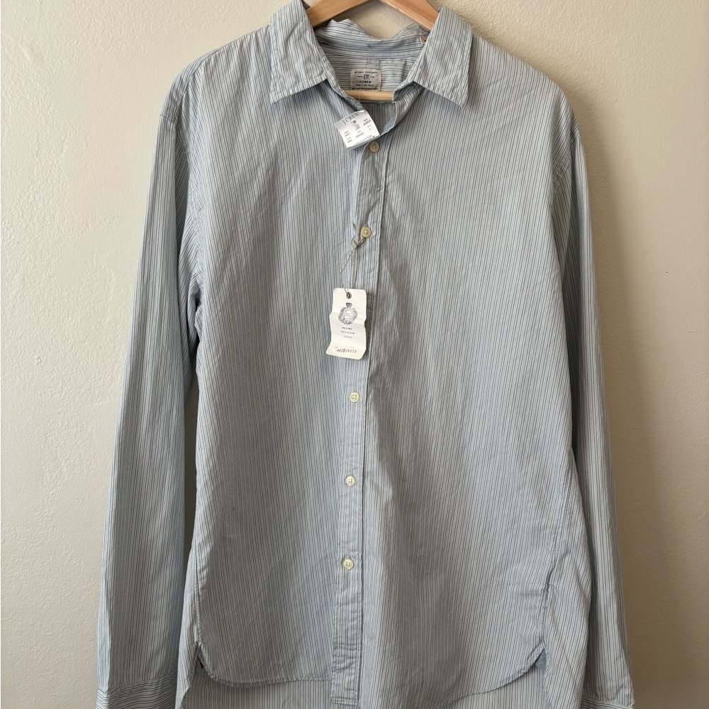 J. Crew Striped Casual Button Down Shirt